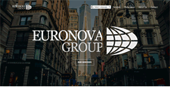 Desktop Screenshot of euronovagroup.com